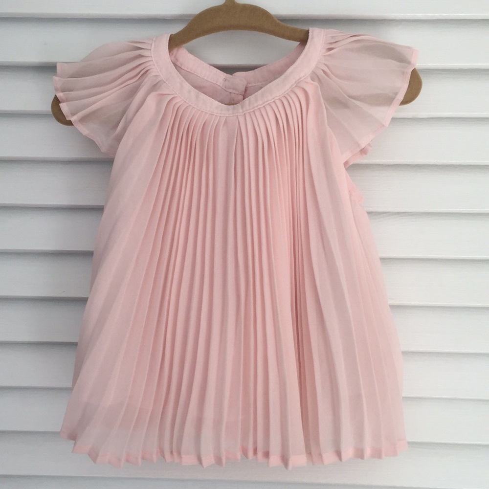 EUC Baby Gap Pink Ruffle Dress size 6-12 months